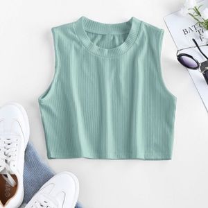 ZAFUL ribbed crop top